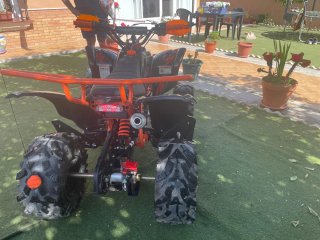 Quad 125cc KRX STORM Negro y Naranja