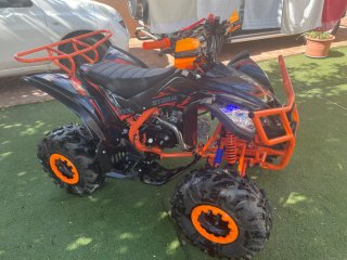 Quad 125cc KRX STORM Negro y Naranja