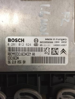 276 centralita motor uce 0281012624 citroen c5 1.6