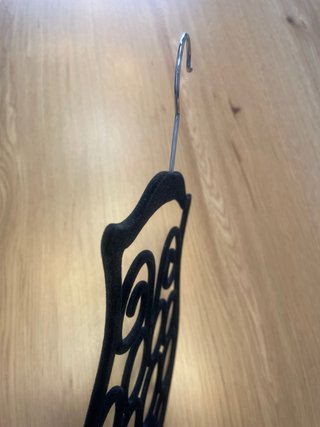 Organizador de terciopelo negro