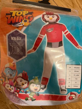 Disfraz Top Wing Rod Boy 4/6 años