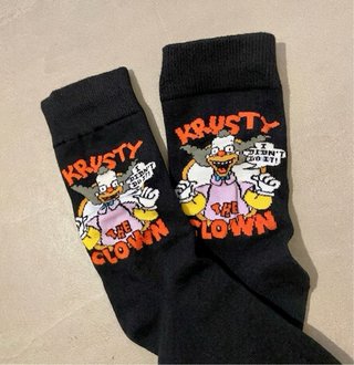 Calzini The Simpsons Krusty Clown