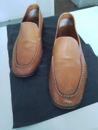 Mocasines hombre verano BAY Piel Marrón Talla 41