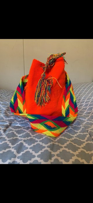 Bolso artesanal Guajiro tejido a mano