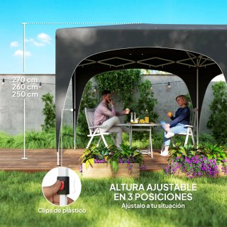 Cenador Plegable 6x3m con Paneles