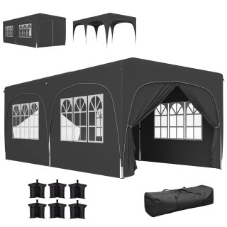 Cenador Plegable 6x3m con Paneles
