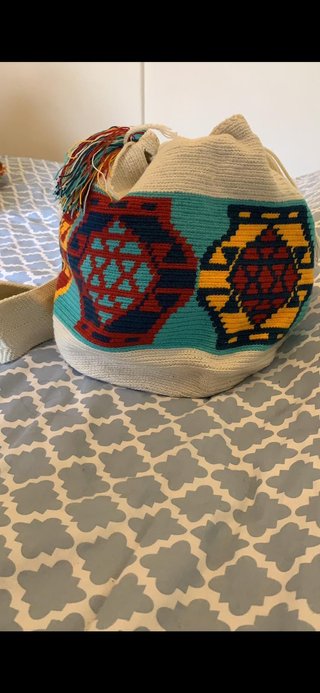 Bolso artesanal Guajiro tejido a mano