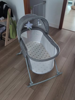 Cuna Mecedora Kinderkraft Plegable