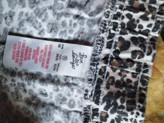 Pantalones cortos pijama estampado leopardo