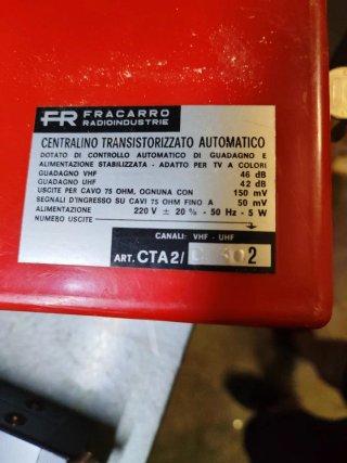 Centralino Fracarro Transistorizzato Automatico
