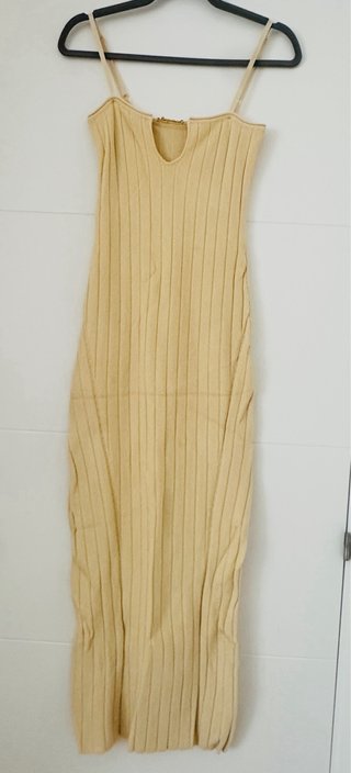 Vestido Jacquemus La Sierra Maxi Beige