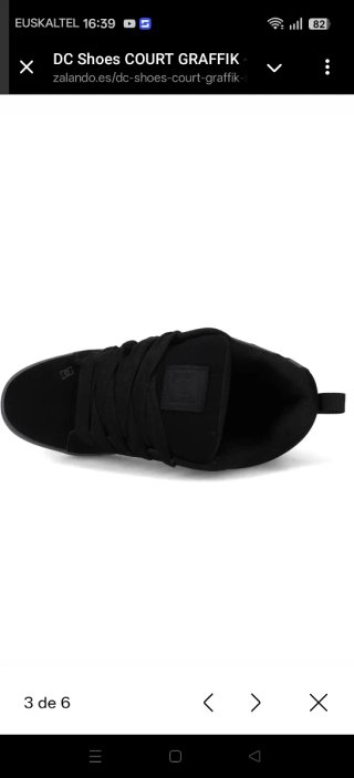 Zapatillas DC Shoes Court Graffik Negras
