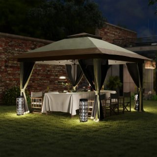 Cenador Plegable 3,6x3,6m con Laterales
