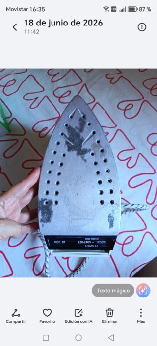 Plancha de vapor Soyer Solac