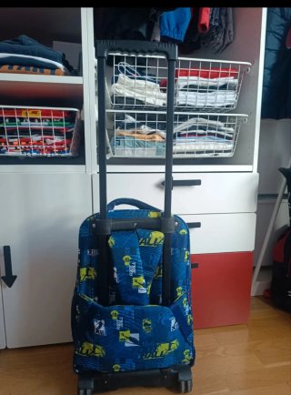Mochila con carro de fútbol Gabol
