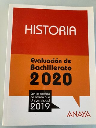 Libro Historia Evaluación Bachillerato Anaya