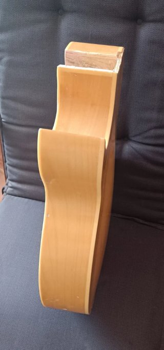 Guitarra de jazz para reparar