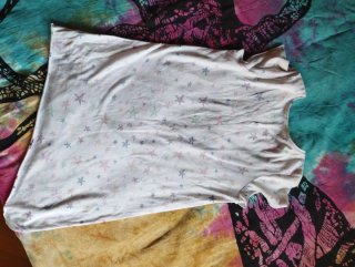 Camiseta pijama estrellas y beso