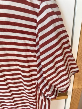 Vestito donna righe maniche corte