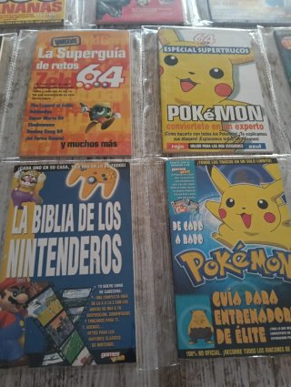 Lote Guías Nintendo 64: Pokémon, Zelda, Mario