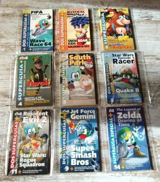 Lote Guías Nintendo 64: Pokémon, Zelda, Mario