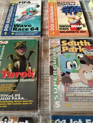 Lote Guías Nintendo 64: Pokémon, Zelda, Mario