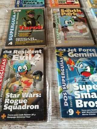 Lote Guías Nintendo 64: Pokémon, Zelda, Mario