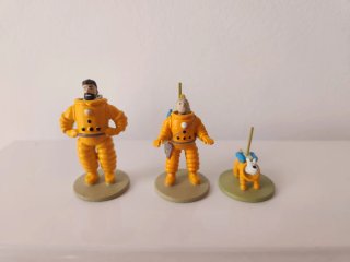 Figuras Tintín Metal Mini (3 uds)