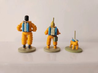 Figuras Tintín Metal Mini (3 uds)