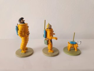 Figuras Tintín Metal Mini (3 uds)
