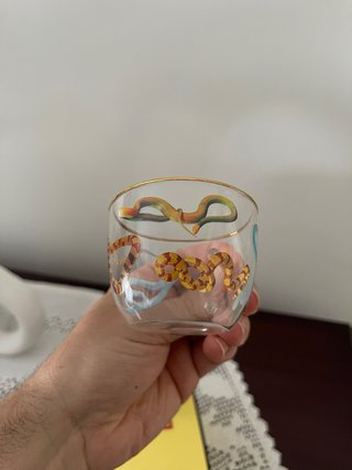 Seletti Toilet Paper Set 2 Tazzine Vetro