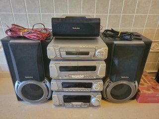Equipo de música Technics plata/negro