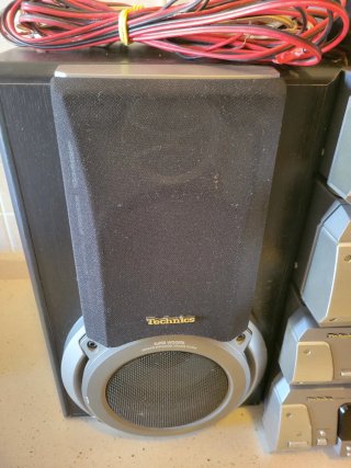 Equipo de música Technics plata/negro
