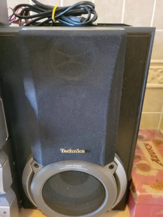 Equipo de música Technics plata/negro
