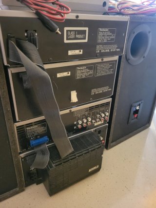 Equipo de música Technics plata/negro