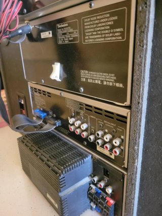 Equipo de música Technics plata/negro