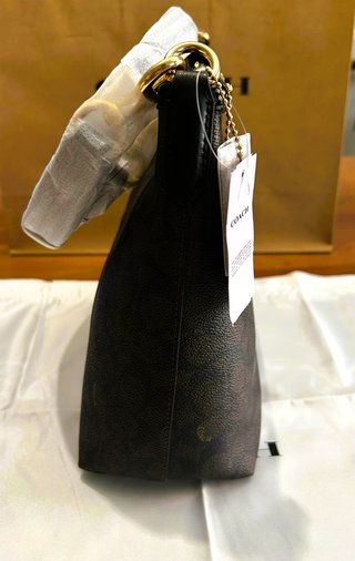 Bolso Coach Laurel Marrón y Negro