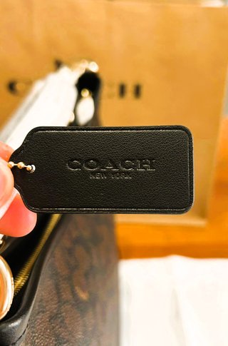 Bolso Coach Laurel Marrón y Negro