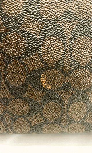 Bolso Coach Laurel Marrón y Negro