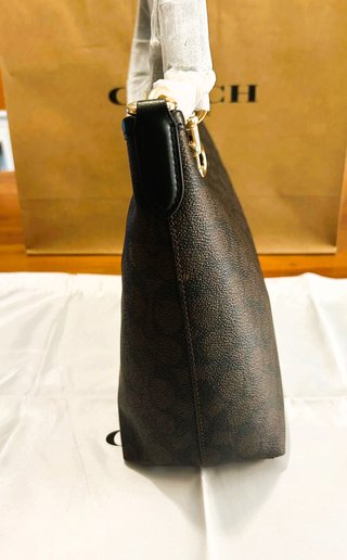 Bolso Coach Laurel Marrón y Negro