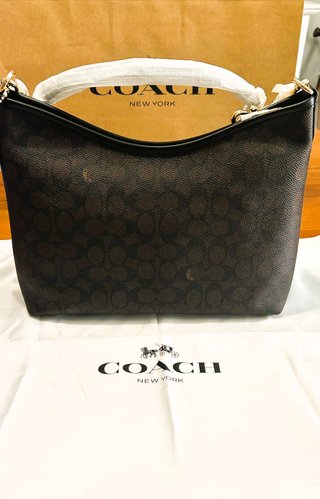 Bolso Coach Laurel Marrón y Negro