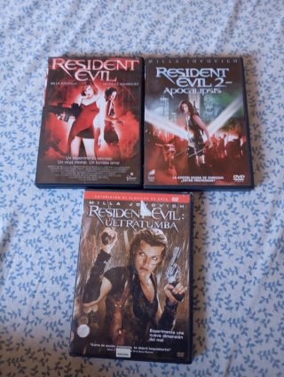 Pack 3 Películas Resident Evil DVD