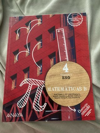 Matemáticas B. 4o de ESO