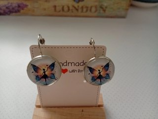Conjunto Pendientes 2€ unidad redondos con flores