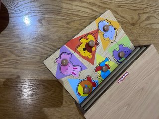 Puzzle de madera animales granja