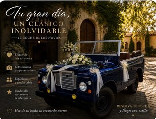 Clasico para Eventos Bodas, comuniones, publicidad