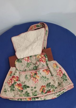 Bolso de mano floral años 60