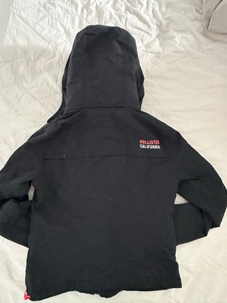Anorak Hollister Negro /azul oscuro