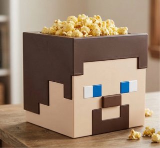 Palomitero Steve Minecraft