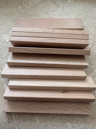 Bloques de madera FUNDERA IKEA 100 uds